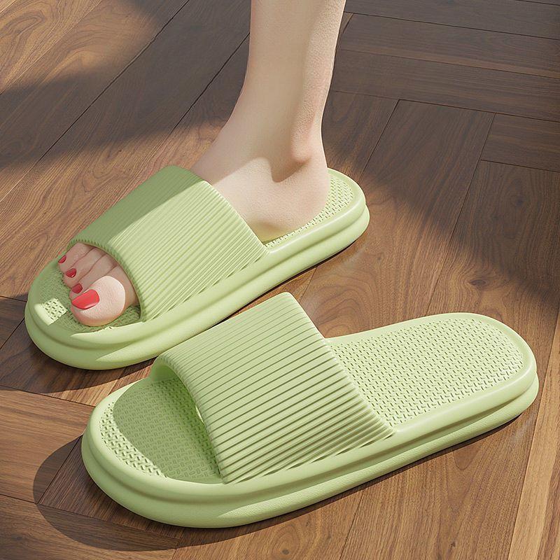 Móda Léto Pár Protiskluzové Ploché Skluzavky Pružné Tenké Sandály na mořské pobřeží Muži Ženy Ležérní Pantofle Dámské Domácí Sálové žabky