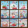 Christmas Car Static Electricity, Holiday Decorations, Glass Window Stickers, Window Display Decoration, Event Atmosphere Stickers