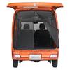SEIWA Car Insect Net, Easy Magnet, Back Door Only, S Size, IMP041, 1 Piece, Mesh, Double-Sided Slide Fastener, Perfect Size for Sleeping In the Car, E