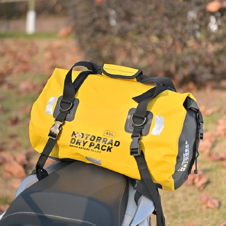 Large Capacity Motorbike Luggage Backpack Motorcycle Seats Bag Waterproofs Motorbike Tail Duffle Bag for Outdoor Travel