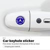 8pcs Car Door Keyhole Sticker Lock Protector Anti-blocking Decal For Mercedes Benz W202 W212 W126 W140 W168 W177 CLS GLE GLC GLS QS1