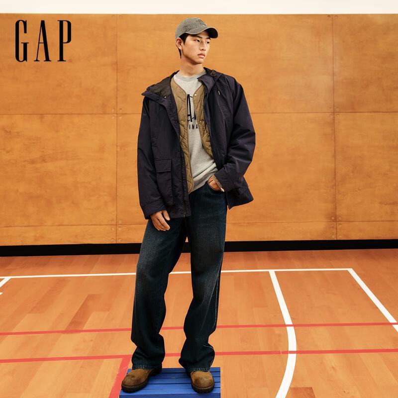 

GAP Men s 2025 Autumn Cotton Loose Tapered Mid-Rise Jeans 791836 31