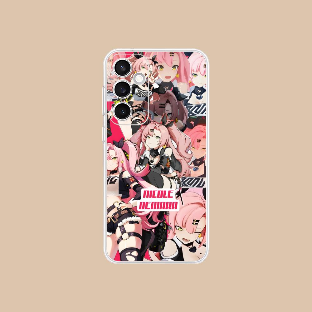 Zenless Zone Zero Nicole Phone Case for Samsung Galaxy S25 S24 S23 S22 S21Plus FE Ultra Clear Colorful Cover Luxury Smartphone
