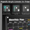 Acrylic Acrylic Dry Erase Board Magnetic Magnetic Acrylic Dry Erase  Kitchen Organization