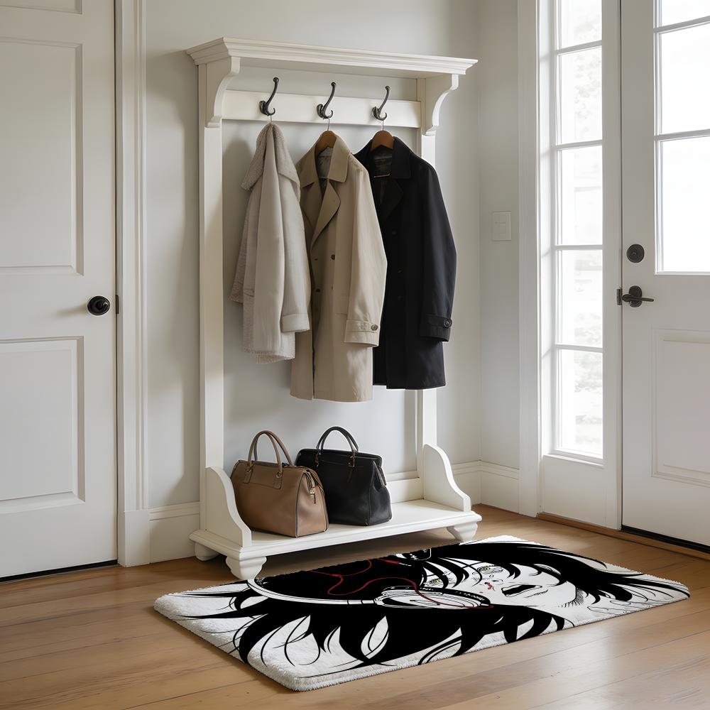 Floor Mat Soft Flannel Rug Non Slip Absorbent Mat for Bathroom Bedroom Home Decor Rapper G Gunna