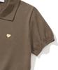 KNITTED (W) Basic Essential Washable Collared Knit Mocha