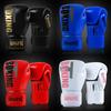 Gingpai Boxing Gloves for Kids Adults Muay Thai MMA Training Punching Sandbag Fighting Gloves Set