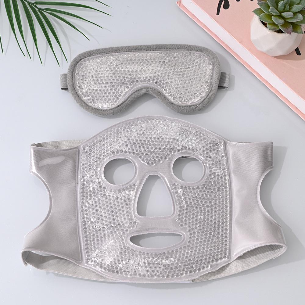 Ice Pack Cooling Face and Eye Mask - Super Soft, Hot/Cold Compress for Post-Surgery Recovery