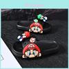 Comode Pantofole da Casa per Bambino a Cartone Animato Mario Leggere Fondo Morbido Design Antiscivolo Perfette per l'Estate