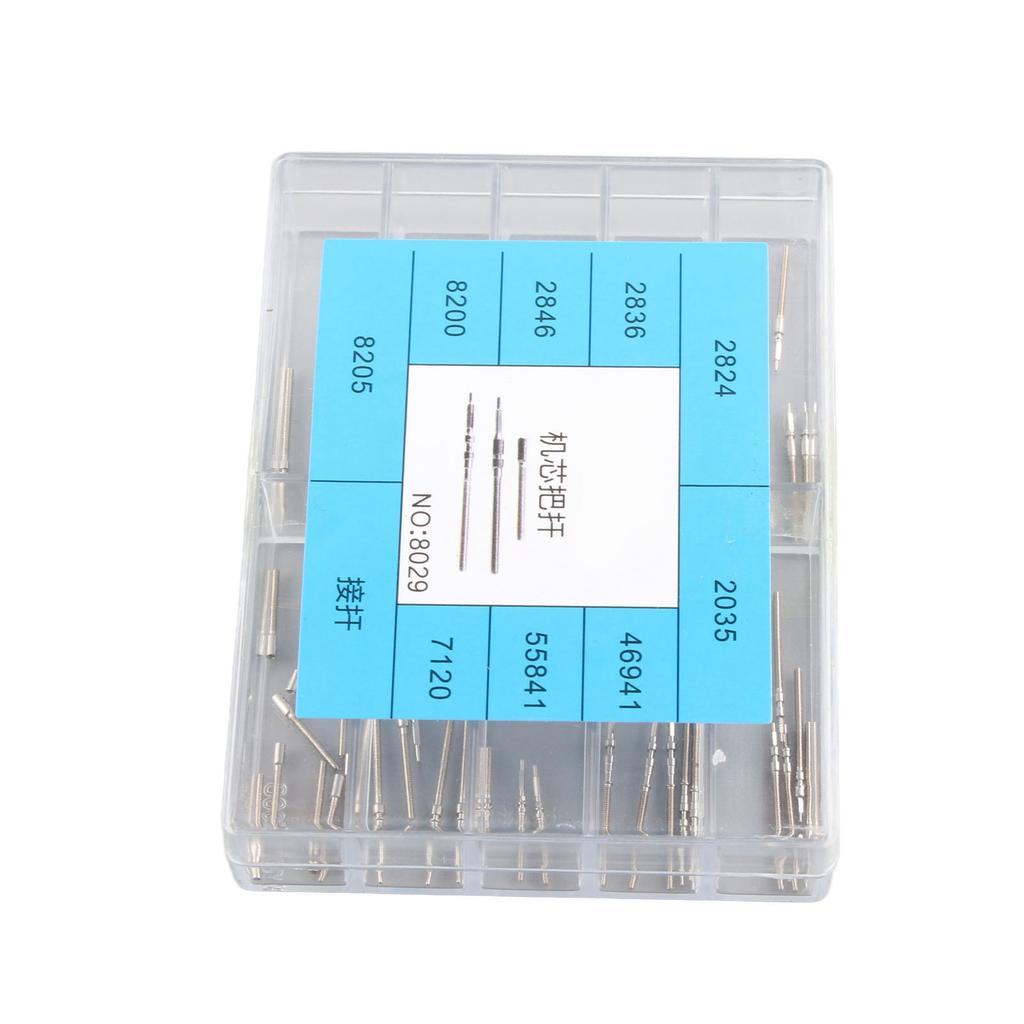 Stahovací korunky Nerezová ocel Prodlužovací tyčinka pro náramkové hodinky Sada pro strojek 2824 2836 2846