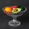 Huabeisen European Crystal Glass High-Footed Fruit Bowl