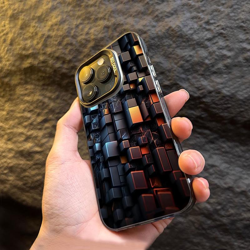 Technological Sense Flowing Light Phone Case For  Mi 14 13 12 12T 13T Pro 11 Lite 5G Poco F6 X5 X6 M6 Pro Shockproof Cover