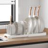 Telescopic Multi-Function Kitchen Rack for Pots, Lids, and Plates