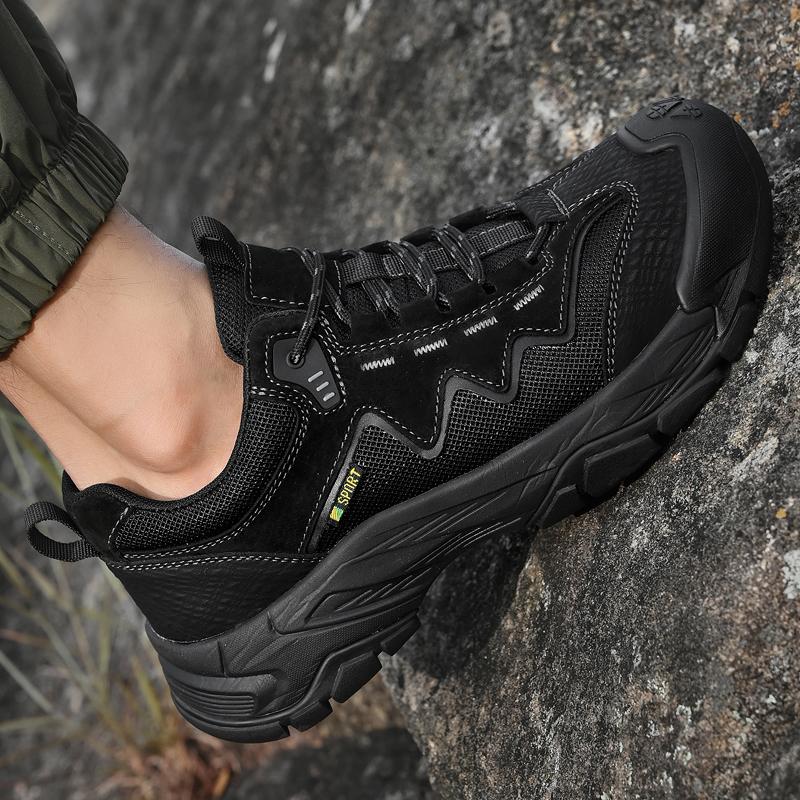 Comfortable Men's Sneakers Casual Shoes Daily Walking Travel Shoes Fashionable Treking Footwear Lightweight Mesh Shoes