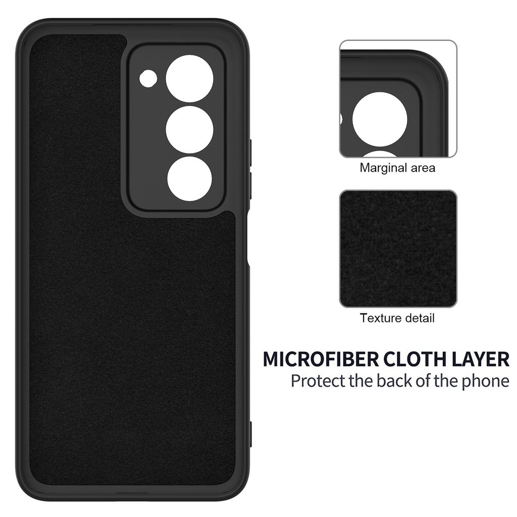 Dla Xiaomi Redmi 15 5G (UE) (171mm) Płynne silikonowe etui na telefon z paskiem na rękę