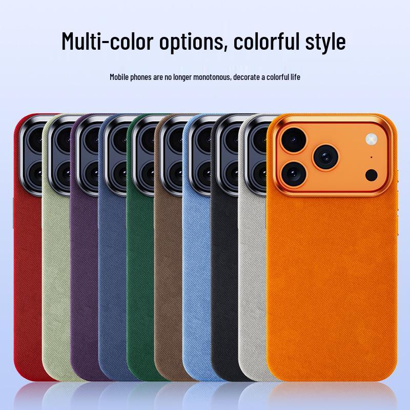 Leather Flannel Fashionable Case for iPhone 17 Series