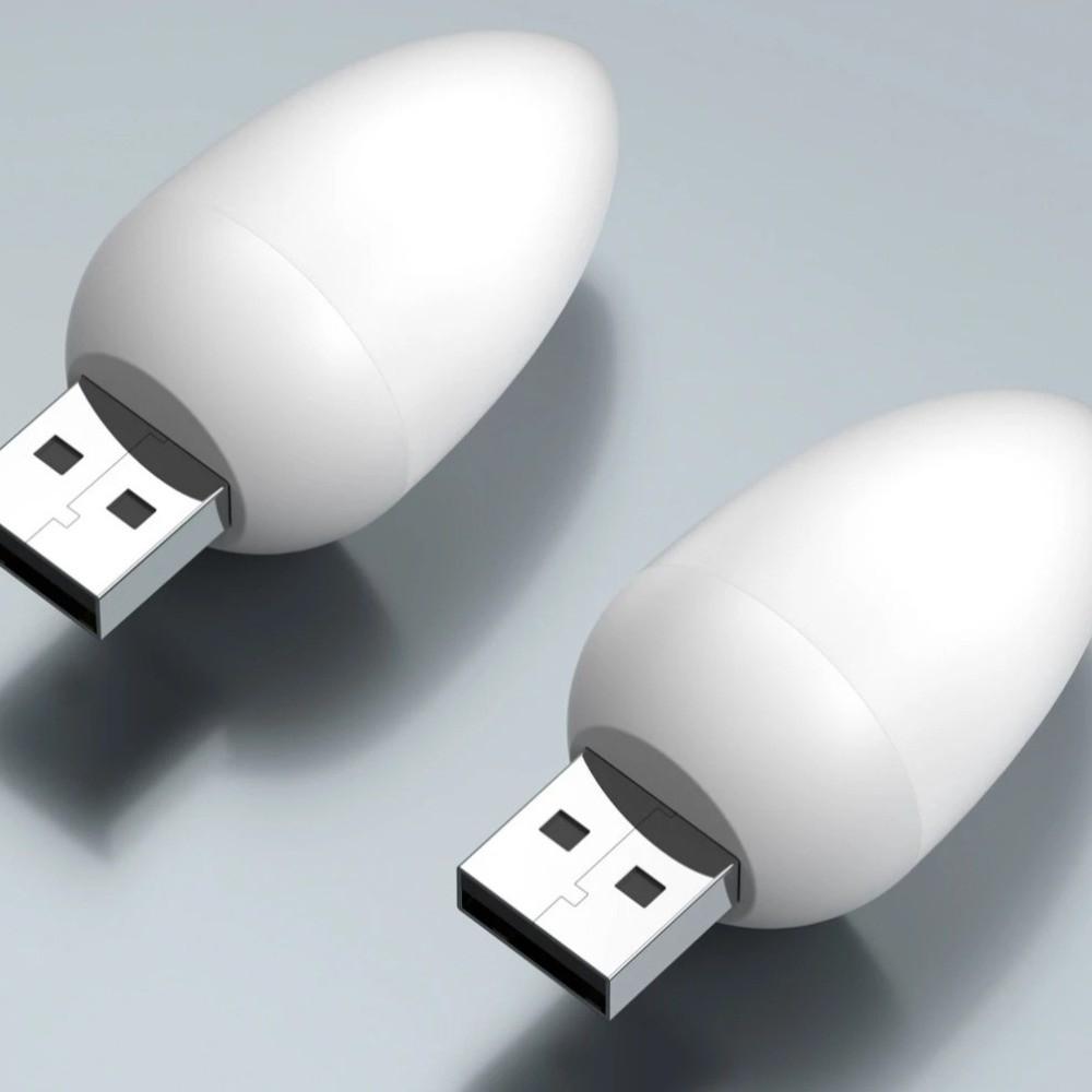 Gifts USB Candle Lamp Portable Bedroom Decoration LED Ambient Light Camping Lighting Dynamic Flame Lamp