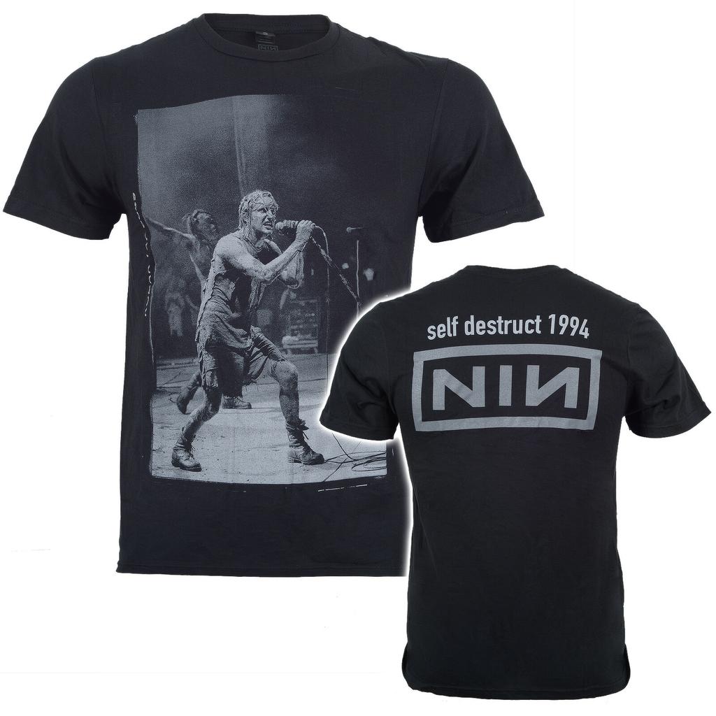 Nine Inch Nails T-Shirt Self Destruct 94 NIN Offiziell Neu Schwarz