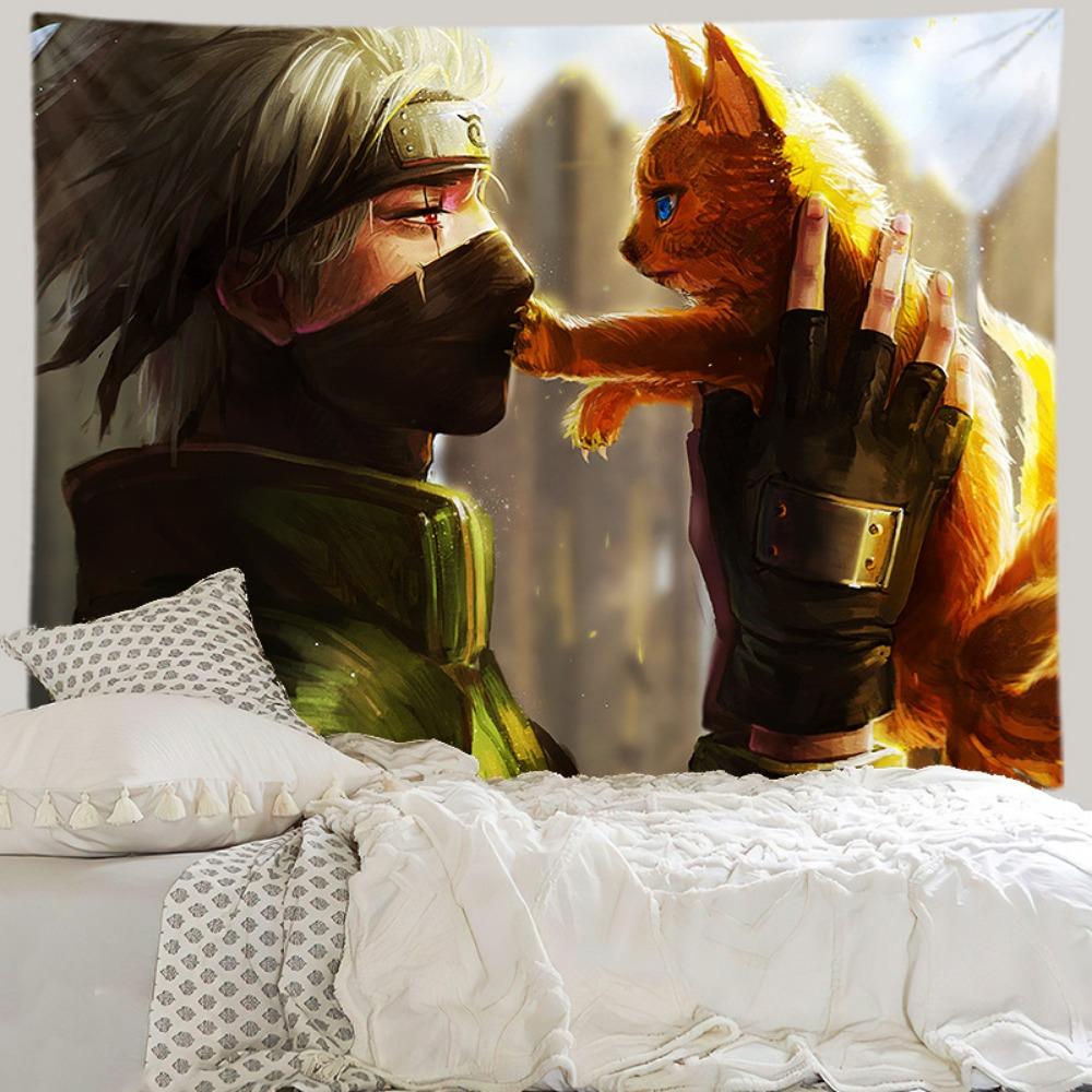 Anime Background Cloth Bedroom Decoration Cloth Living Room Hanging Cloth Printed Wall Cloth Hanging Blanket
