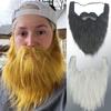 Fake Beard Halloween Fake Mustache Long Fluff Realistic Fake Beard Creative   Santa Claus Cosplay