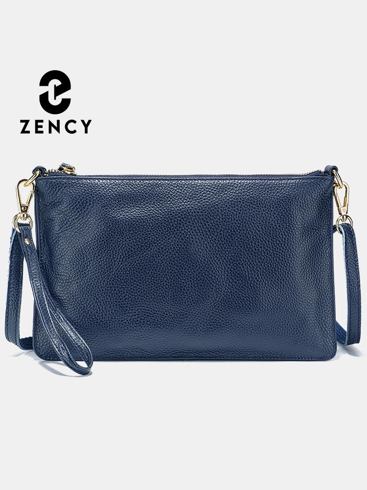 Zency Kvinner Skulderveske Myk Skinn Håndveske Clutch