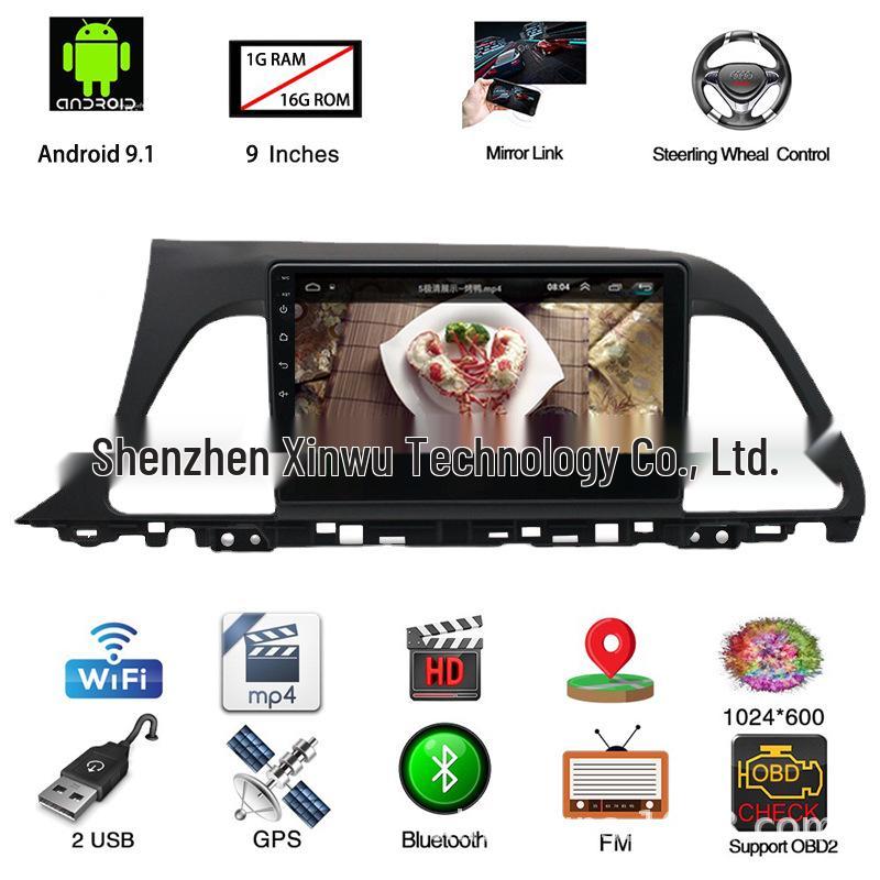Hyundai 9th Gen Sonata Android Navigation GPS: Overseas Model 1+16G