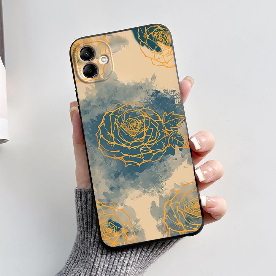 For Samsung Galaxy A04 A04E A04S Phone Case Stylish Painted Protection TPU Silicone Back Cover For Samsung A 04 E S Bumper Shell