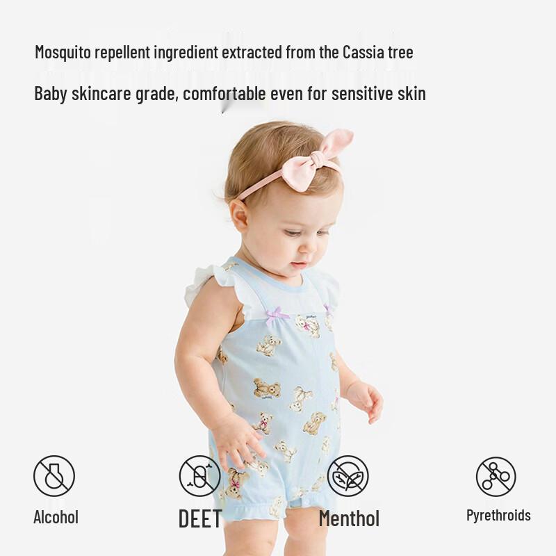 YEEHOO Baby Summer Anti-Mosquito Romper