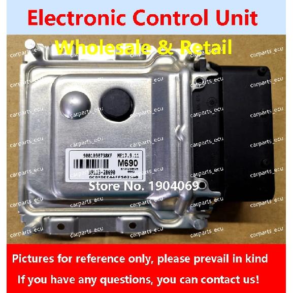 39117-2B630 E75A/39117-2B860 E78A/39117-2B560 E72A For Hyundai Elantra Car Engine Computer Board/ECU/ME17.9.11 39113-2B690 M690 39117-2B630