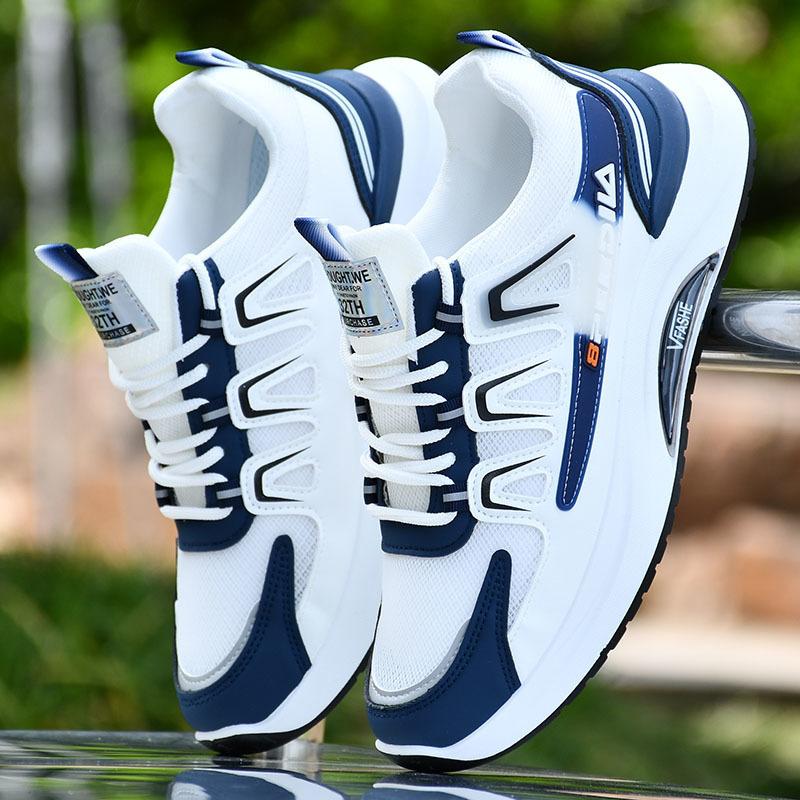 White men's shoes dad autumn shoes breathable mesh deodorant new mesh shoes student soft-soled sneakers running