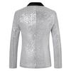 Men's Autumn/Winter Disco Shiny Sequined Jacket Business Suit ZT-X61