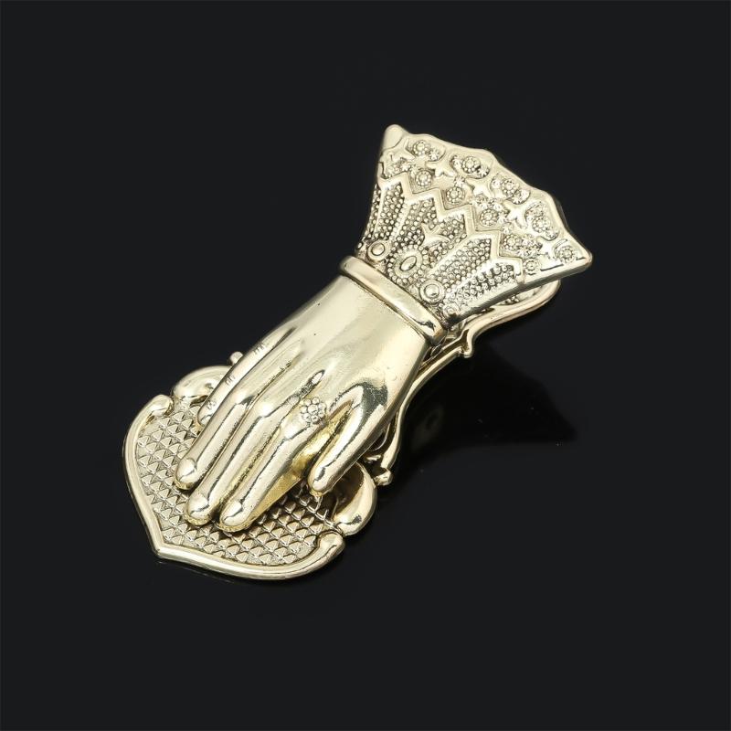 Vintage Bookmarks Hand Shape Metal Bookmarks Page Holder Clip Decorative Paper Clip for Reading Scrapbooking Journaling
