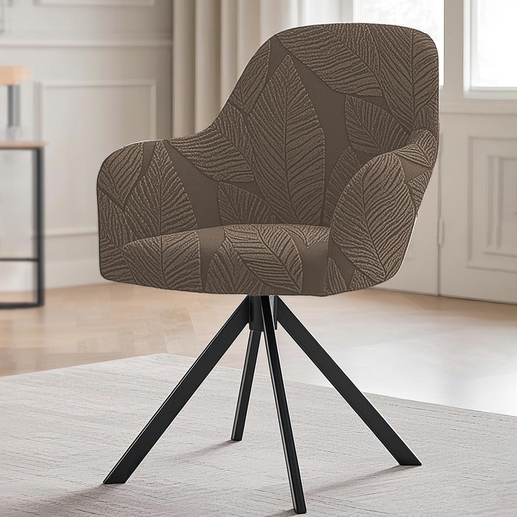 1/24/6Pcs Jacquard High Arm Chair Covers Stretch Spandex Dining Room Chair Slipcovers For Banquet El All-Inclusive Seat Case