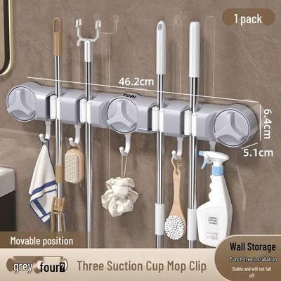 Handun Adhesive Wall Mop Holder