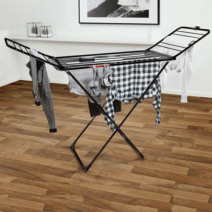 Sechoir Vileda Extra Ultimate, 20m de surface de séchage, liens XXL, noir