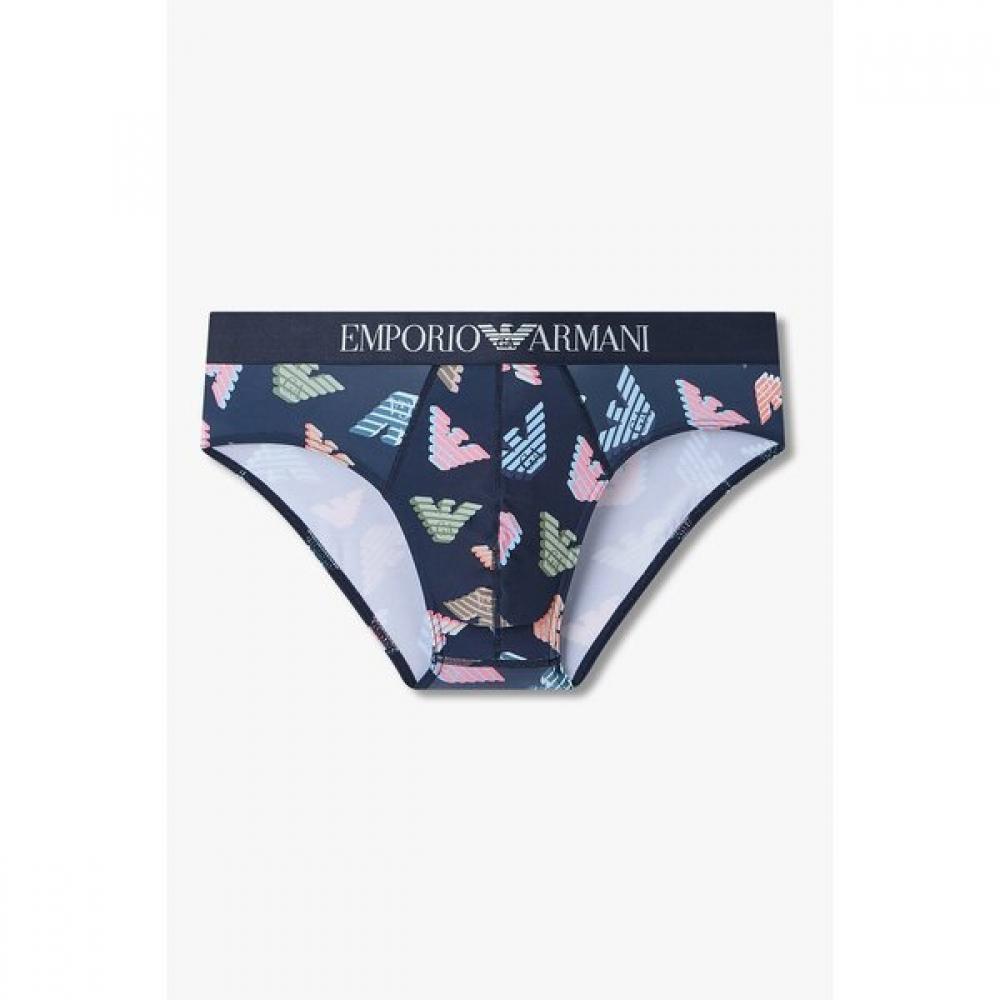 Emporio Armani Men S 3d Logo Pattern Brief 0816111023 S(95)