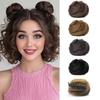 Міні Пучок Перуки Стиль Зачіска Пучок Нарощування Перука Недбалий Вушка Кішки Накладне Волосся Петля Затискач Стиль Пучок