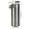 Induction Sensor Automatic Hand Soap Dispenser 304 Stainless Steel Smart Liquid Soap Jar  Shampoo