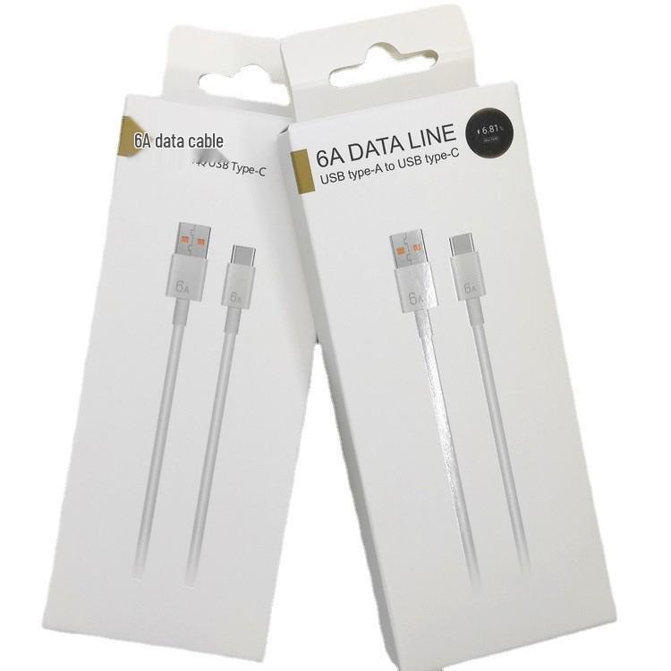 Huawei 66W Fast Charging Kit with 6A Type-C Data Cable and Certified Flash Charger
