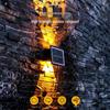Solar Double Head Wall Light: Waterproof Outdoor Spotlight for Villas and Courtyards