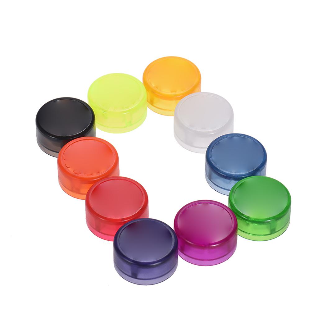 MOOER 10ks chránič topperu nožního spínače barevné plastové nárazníky pro kytarový efektový pedál(Náhodné dodání barev)