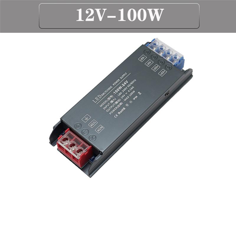 A25F-LED Driver Power Adapter 100W AC 180-240V Mute Lighting Transformer LED Light Power Supply With 24V AC Input