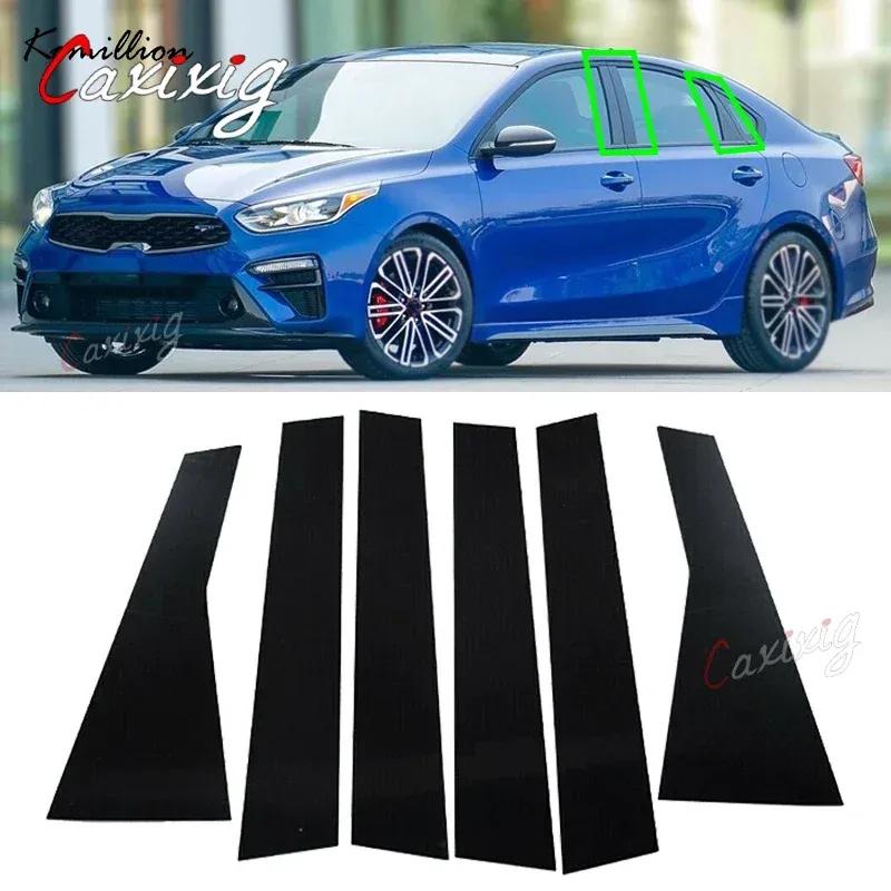 Car Pillar Posts Door Window Cover For Kia Forte Sedan/Hatchback K3 Cerato - Trim Decorative Stickers Accessories