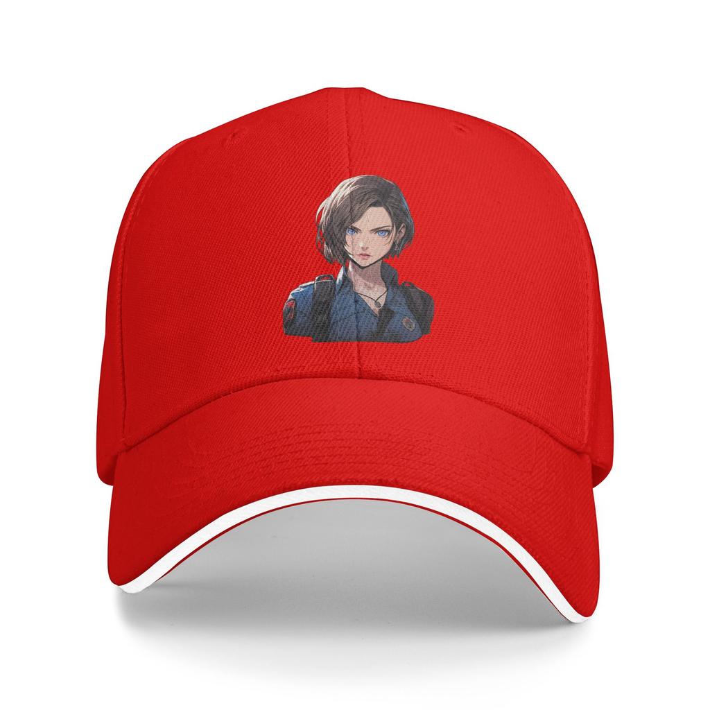 Residents Evils Jill Valentine Cartoon Casual Baseball Cap Summer Trucker Hat Tennis Skate Snapback Cap Men Retro Baseball Caps