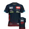 2026 New Motorsport Racing T-shirt Women's Short Sleeve Jersey with Modern Geometric Print Casual Sportswear for Biker Fans Tops