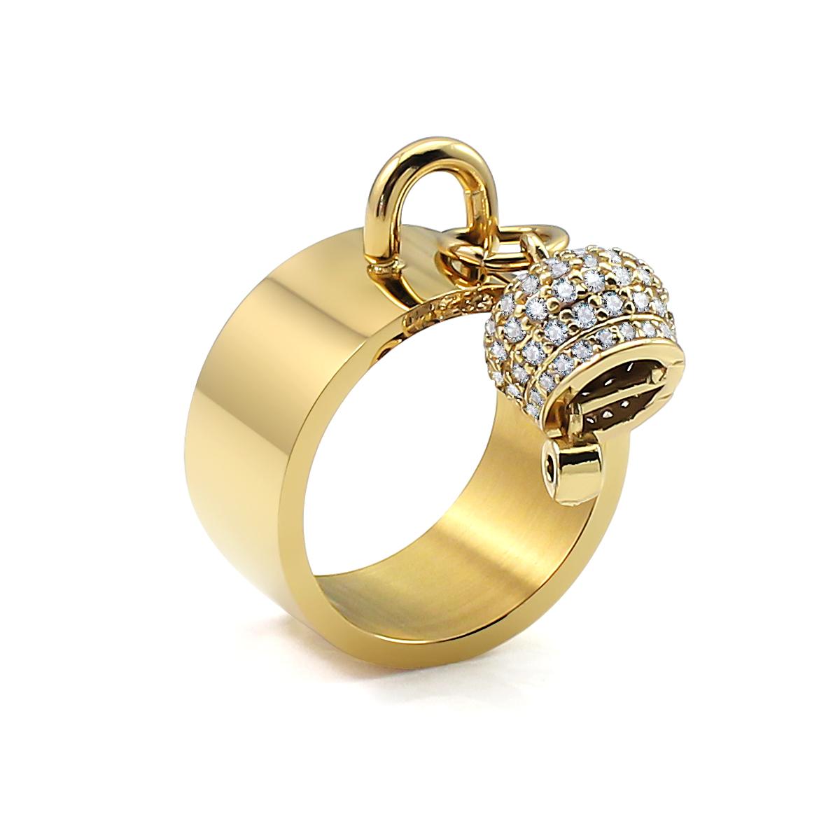 

18K Gold Plated Stainless Steel Zircon Pendant Rings Fashion Jewelry for Weddings and Gifts Designer Charm Rings 11 золотий