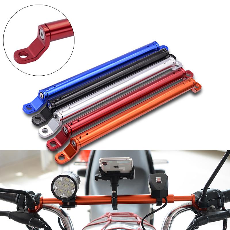 Motorcycle Aluminum Alloy Balance Bar 22mm Crossbar Strengthen Handlebar Bracket Extended Motorbike Reinforce Lever Accessories