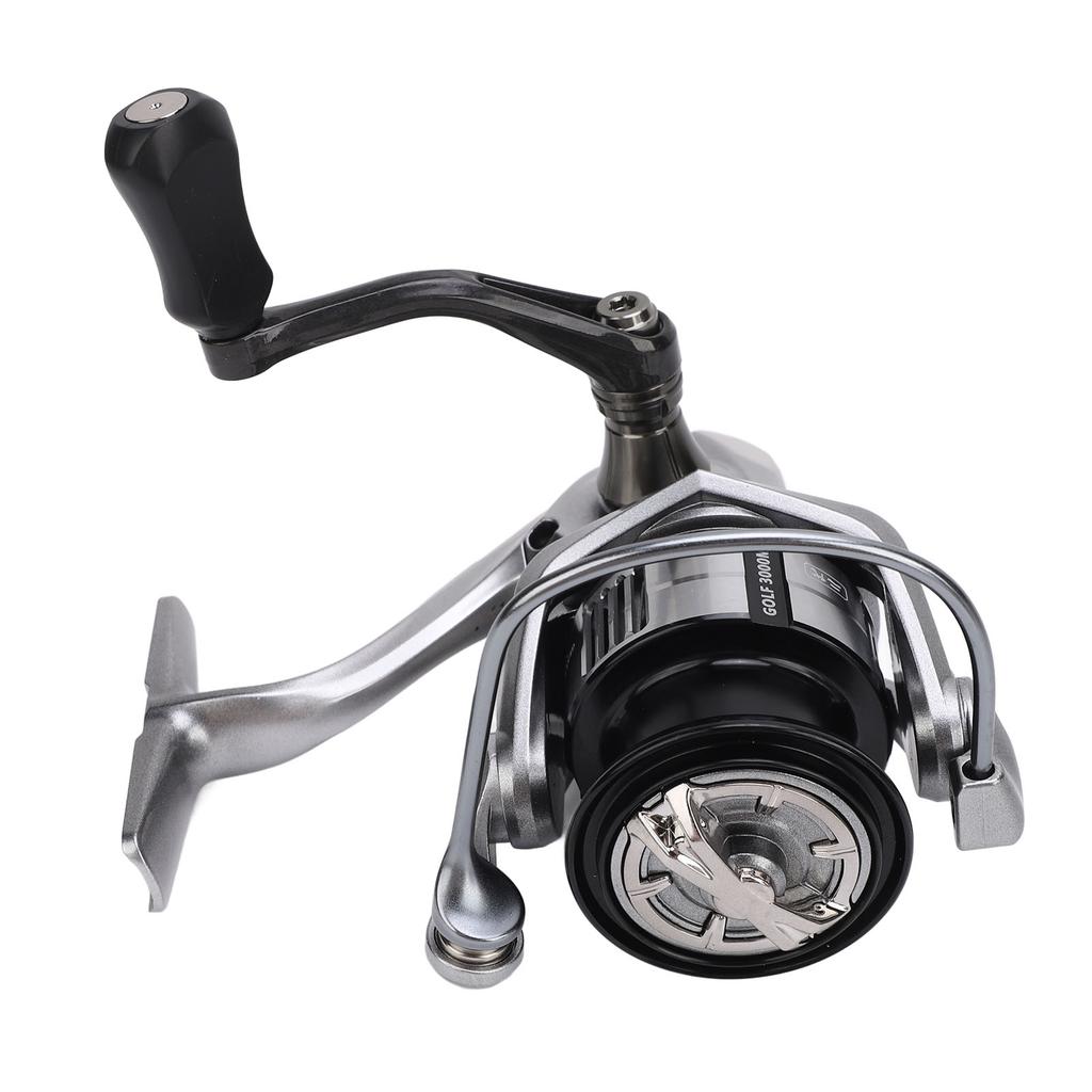 Spinning Fishing Reel Strong Brake Force Stainless Steel Aluminum Rustproof Smooth Hand Feeling for Boats 3000M