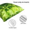 Lettuce Closeup Square Pillowcase Cushion Cover Pillow Case Throw Pillow Cover for Home Bedroom Car