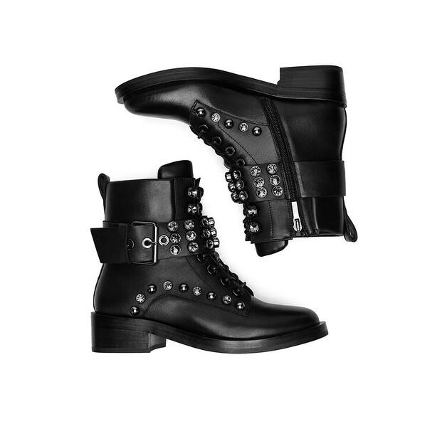 Ботильоны Eva Minge ASMA-5266A-12A, чёрные